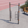 Уличный турник с поручнями для подъема с хомутами УТДИ-1168 Sportout