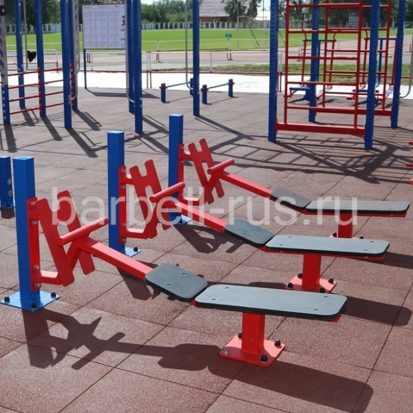 Уличный тренажер Скамья для пресса S302 IronKing