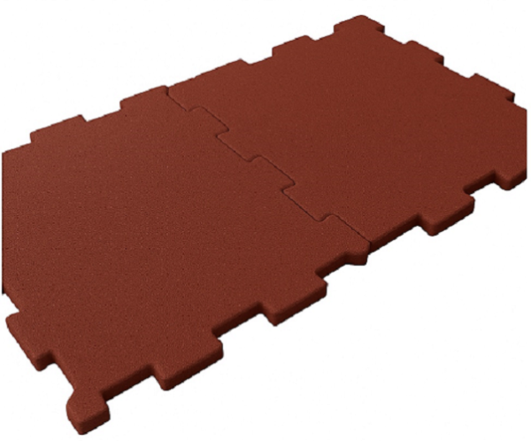 Резиновое плитка 97х97х1см Пазл терракотовый 15815 IronBull