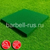 Резиновая плитка 100х100х2см ровное основание IronBull