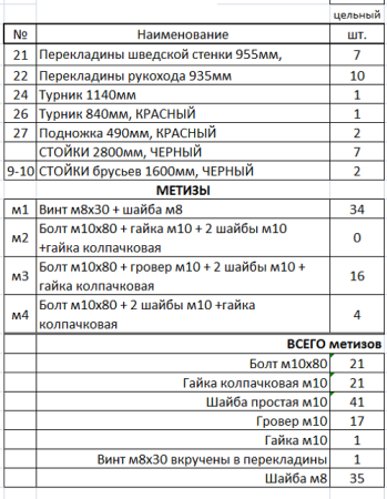 Уличный спортивный комплекс 13587 Sportout