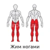 Уличный тренажер Жим ногами с дисками S412 IronKing