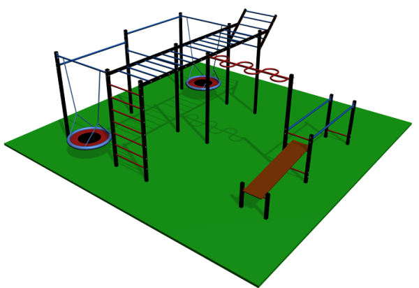 Уличный спортивный комплекс 13613 Sportout