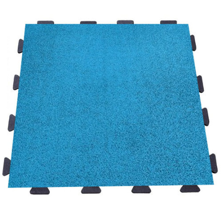 Резиновая плитка 100х100х5см скрытый замок ласточкин хвост IronBull