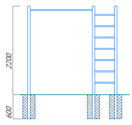 Уличный спортивный комплекс 13600 Sportout