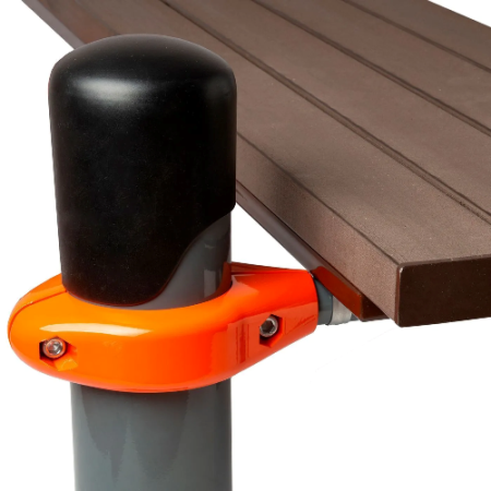 Уличный турник с поручнями для подъема с хомутами УТДИ-1168 Sportout