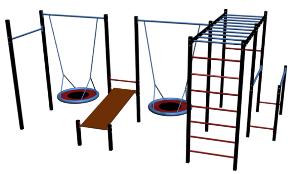 Уличный спортивный комплекс 13602 Sportout