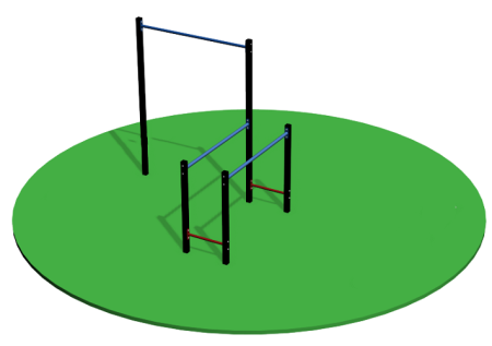 Турник с брусьями 13576 Sportout